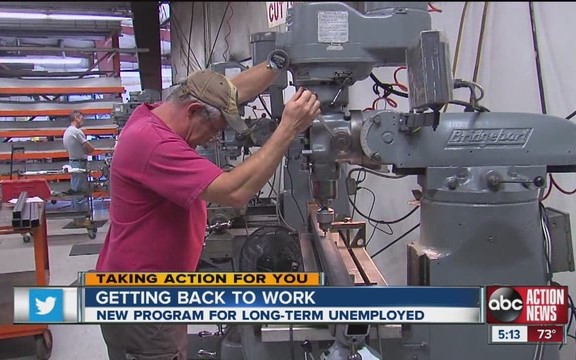 Abc Action News Wfts Tampa Bay Platform To Employment Program Aims To Match Employers With The Long Term Unemployed The Workplace